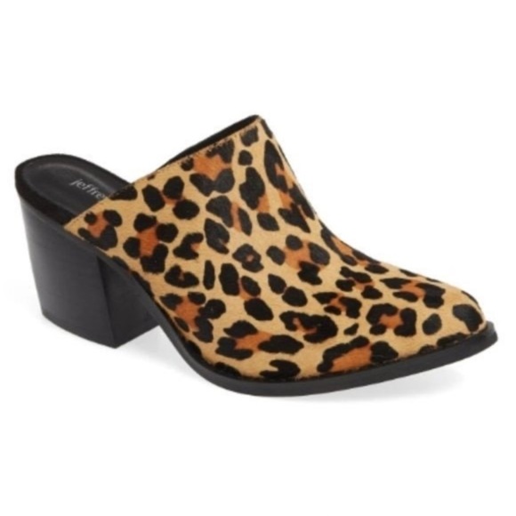 Jeffrey Campbell Shoes - Jeffrey Campbell Leopard block heel mules